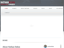 Tablet Screenshot of nathandahm.com